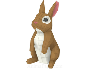 兔子纸模型